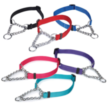 50 Chain Martingale Dog Collar Bulk Shelter Rescue Vet Assorted Color Pick Size - £294.04 GBP+