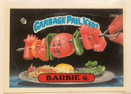 Barbie Q Garbage Pail Kids trading card Vintage 1986 - £2.37 GBP