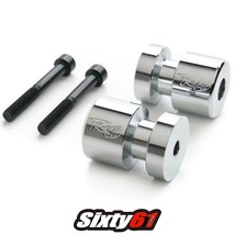 Yamaha R6 Chrome Swingarm Spools Engraved 1999-2016 2017 2018 2019 2020 ... - £11.00 GBP