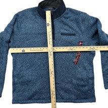 Eddie Bauer Men&#39;s Sweater Fleece Pullover Size XL Twilight Heather Blue NWT - $19.79