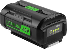 Energup 40V Op4040 6.5A Battery For Ryobi 40V Battery, For Ryobi 40Volt Power - $65.14