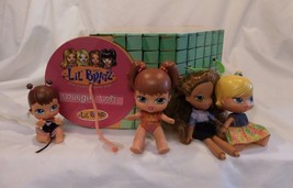 2002 Lil&#39; Bratz Loungin&#39; Loft Carrying Case for Dolls With Dolls by MGA - $18.83