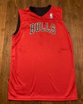 Chicago Bulls NBA Reversible Practice Jersey Black/Red Size Medium #3 - $14.99
