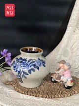 Pottery vase Ceramic vase Handmade in Vietnam H 21cms - £70.88 GBP