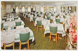 Dining Room Shepards Farm Greenville NY Vintage Postcard Sinclair Lewis Stamp - £3.68 GBP