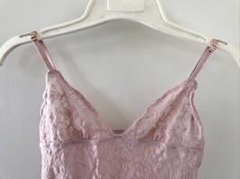 Victorias Secret Pink Sheer Stretch Lace Babydoll Camisole Lingerie Nigh... - $49.99