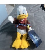 Fantasia 2000 Donald Duck Noah&#39;s Assistant w/Scroll &amp; Quill Beanie Plush... - $14.84