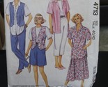 McCall&#39;s 4713 Plus Vest, Shirt, Skirt, Pants &amp; Shorts Pattern - Size 40 ... - $11.57