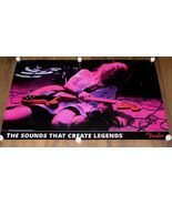 Fender Guitar Poster The Sounds That Create Legends Vintage - $109.99