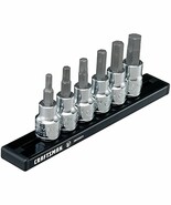 CRAFTSMAN V-SERIES Socket Set, Hex SAE, 3/8 Inch Drive, 6 Piece (CMMT177... - $81.48 CAD