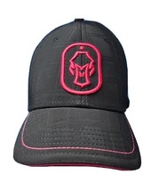 HardCore Brand Cap Hat Black Pink Embroidered Adjustable Strap Nicely Made - £10.03 GBP