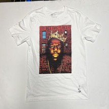 Nike BIGGIE SMALLS BIG Rapper Brooklyn Nets Dri-Fit White Men&#39;s T-Shirt ... - £41.30 GBP