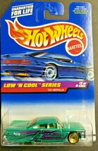 1998 Hot Wheels 1959 Impala #698 2 of 4 Low&#39; N Cool Series Green  HW8 - £6.25 GBP