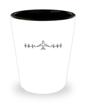 Shot Glass Tequila Party Funny Airplane Pilot Aviation  - £15.69 GBP