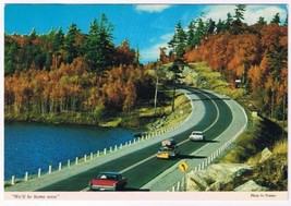 Ontario Postcard End Of Summer Autumn We&#39;ll Be Home Soon - $2.16