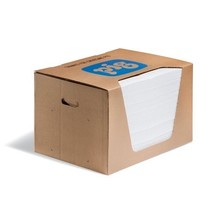 NEW PIG MAT485 - White Oil-Only mat pads in a dispenser box - $161.50