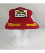 Vintage NL McCullough Embroidered Mesh Back Trucker Hat Snapback Basebal... - $19.39
