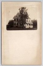 RPPC Norwood MA Beautiful Home With Large Porch Postcard B47 - £11.68 GBP