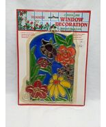 Vintage Summer Ladybug Crystalline Window Decoration Stained Glass-Look - €7,42 EUR