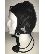 Rare Fighter Pilot Leather Cap Helmet Soviet Union USSR Military Airforc... - $469.10 CAD