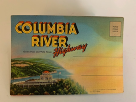 Vintage Columbia River Highway Post Card Fold Out Color Images - $4.20