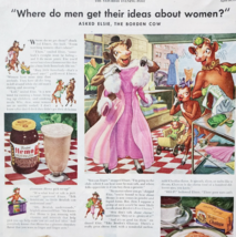 1947 Borden Dairy Advertisement Elsie The Cow Cheese Ice Cream Vintage D... - $29.99