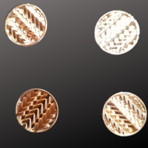  Magnetic Horse Show Number Pins Gold Makin Trax Concho Set of 4 NEW image 3