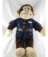 Monkey in Marine Corp Jacket Chimpanzee 18&quot; tall in Military Build A Bea... - $276.85 MXN