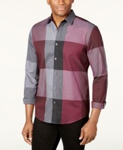 MSRP $55 Alfani Men&#39;s Plaid Long-Sleeve Shirt Classic Fit Size 2XL - $14.11
