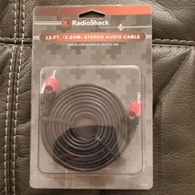 Radioshack 12-FT. (3.65m) Stereo Audio Cable 42-489 New Old Stock - £11.45 GBP