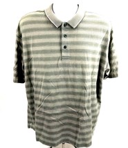 Nike Golf Mens XL Polo Shirt Green Short Sleeve Diamond Striped Cotton Sport - £9.37 GBP