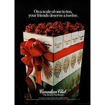 1982 Canadian Club Whiskey The Best In The House Vintage Print Ad Christmas Gift - £8.30 GBP