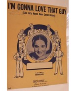 Vintage I&#39;m Gonna Love That Guy Sheet Music Frances Ash 1945 - $3.95