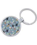 Moon Madness Keychain - Includes 1.25 Inch Loop for Keys or Backpack - $10.77