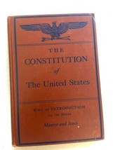 the Constitution of The United States Hardcover 1941 - $20.99