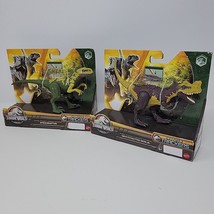 Mattel Jurassic World Dino Trackers Dinosaur Toy Action Figure Lot 2 Raptor/Geny - £19.36 GBP