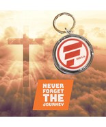 Personalized Recovery Coin Holder Keychain - Silver Metal - AA NA Sobrie... - $368.38 MXN