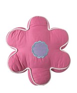 Pink Flower Floral Plush Stuffed Throw Pillow 13.5&quot; - $26.58 CAD