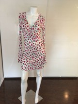 Love Moschino Watermelon Ruffle top Print Bell Sleeve Dress Size 6 EUC EU 42 - £55.05 GBP