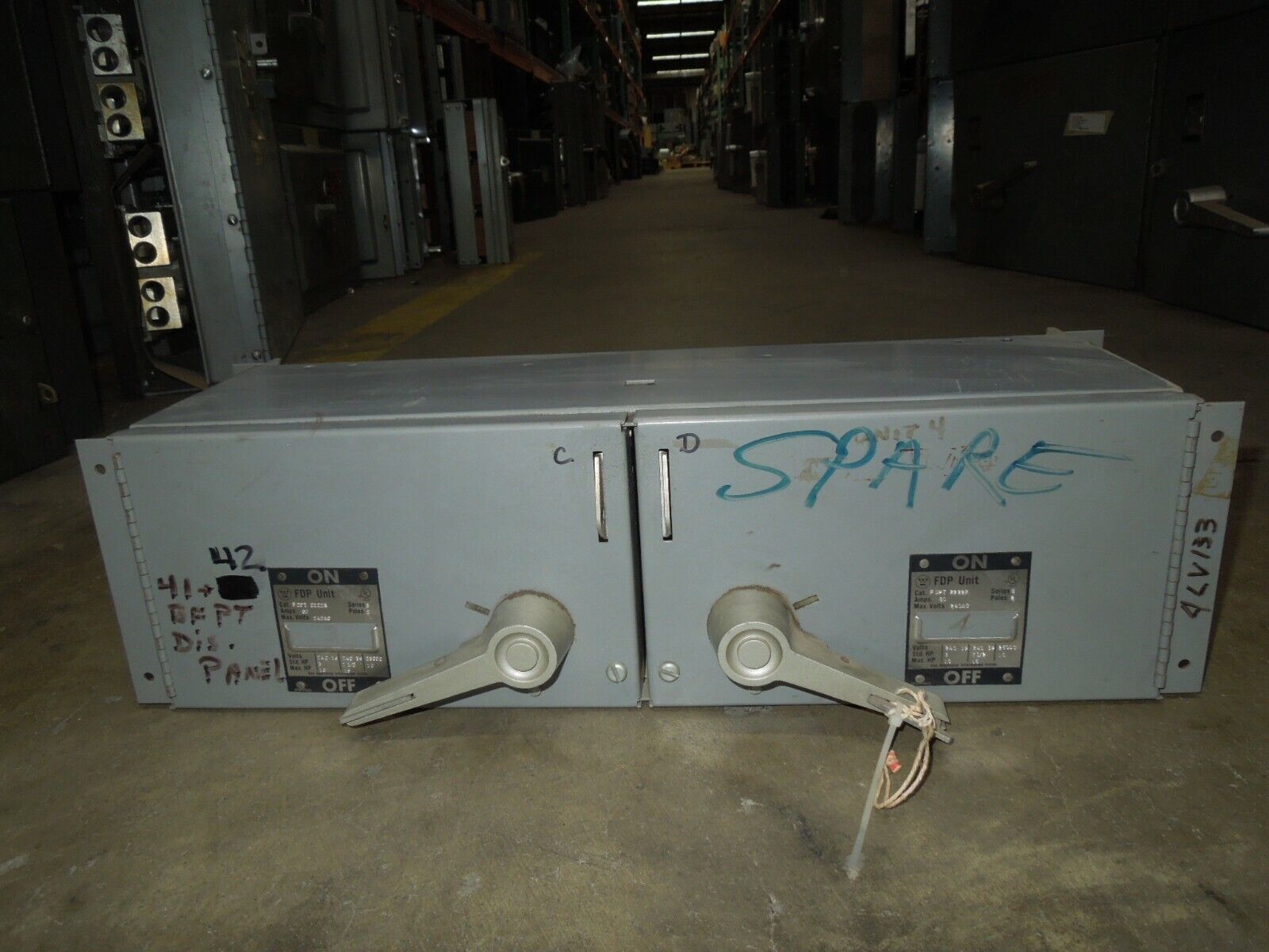 Westinghouse FDPT2222R 60/60A 2P 240V Twin Fusible Panelboard Switch Used - $350.00
