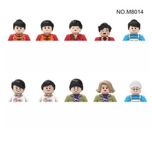 10pcs Kids 3D Family Figures Set Building Blocks City Worker Toys #A14 - $21.99