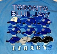 Baseball Tee Shirt Toronto Blue Jays Legacy Hats Size L - $14.09