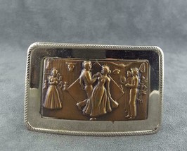 Vintage Square Dance Belt Buckle USA - $35.00