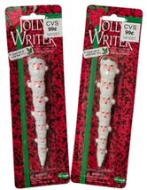 2Pc. Fun World Vintage Great Gift &amp; Grab Bag Idea Jolly Writer Santa Cla... - $9.89