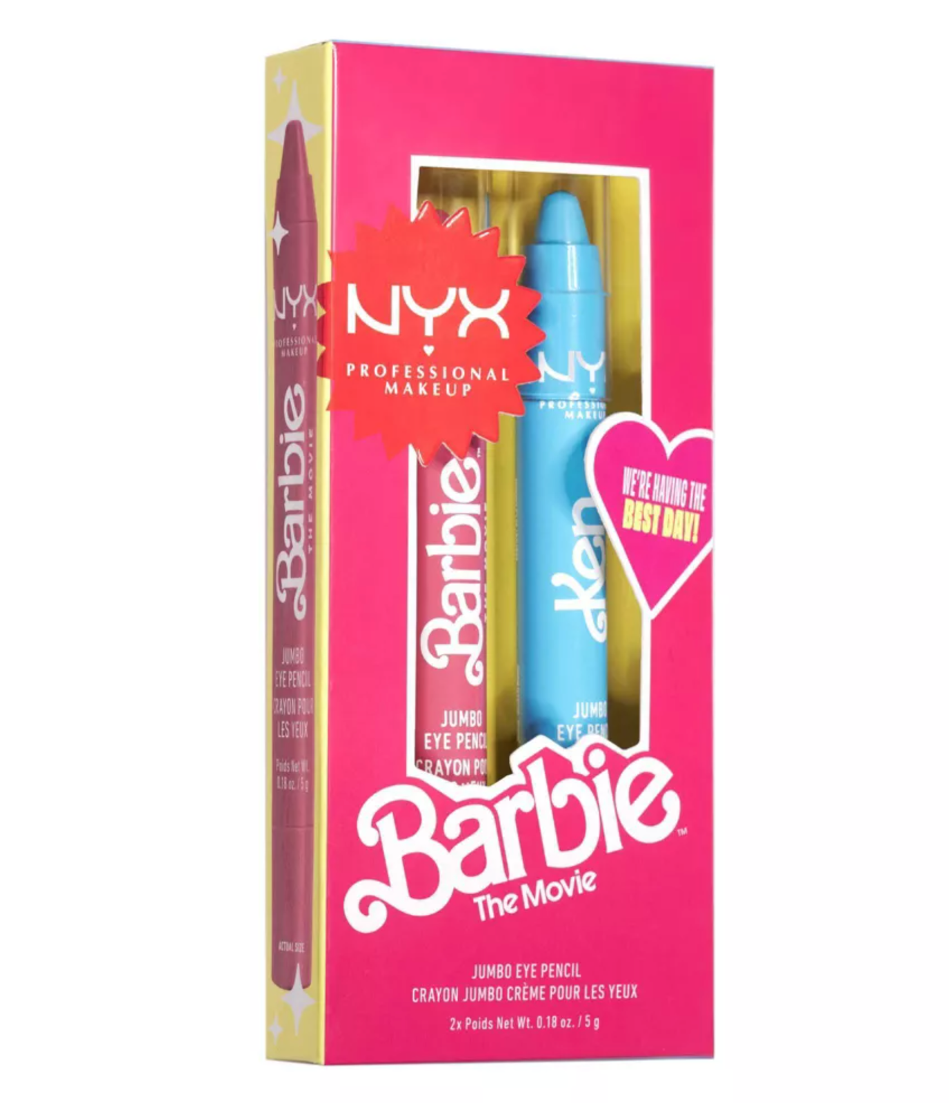 NYX BARBIE JUMBO EYE PENCIL KIT NEW Sold Out! - $24.50