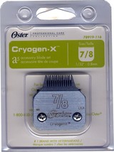 Original OSTER Blade Size 7/8 Cryogen-X 78919-116 Antibacterial 1/32&quot; / ... - $39.95