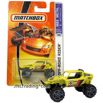 Year 2007 Matchbox MBX Metal 1:64 Die Cast Car #54 - Yellow Asada OFF-ROAD RIDER - $24.99