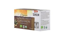 SEKEM Ginger Tea with Cinnamon,Perfect Breakfast Tea,Naturally Sweet, 25 Sachets - £27.67 GBP