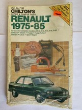 RENAULT 1975-85 Chilton&#39;s Repair And Tune-Up Guide - £11.66 GBP