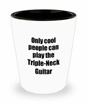 Triple-neck Guitar Player Shot Glass Musician Funny Gift Idea For Liquor Lover A - £10.26 GBP